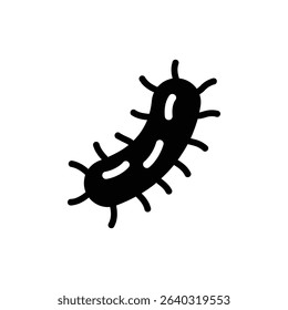 Rod-Shaped Bacteria Microscopic Image of Microorganisms