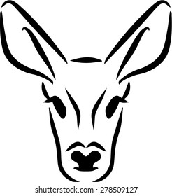 Roe Deer head