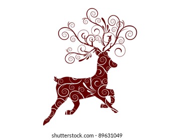 roe deer - vector