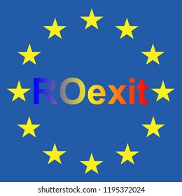 Roexit concept, Romania EU exit