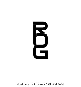 rog letter original monogram logo design