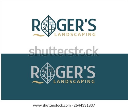 rogers indoor and landscaping logo designs