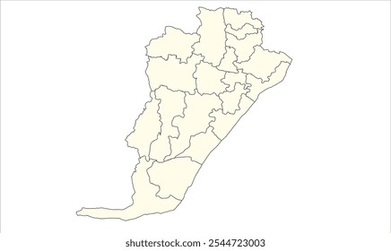 Rohtas District map blank, Rohtas District, Bihar State, Republic of India, Government of Bihar, Indian territory, Eastern India, politics, village, tourism