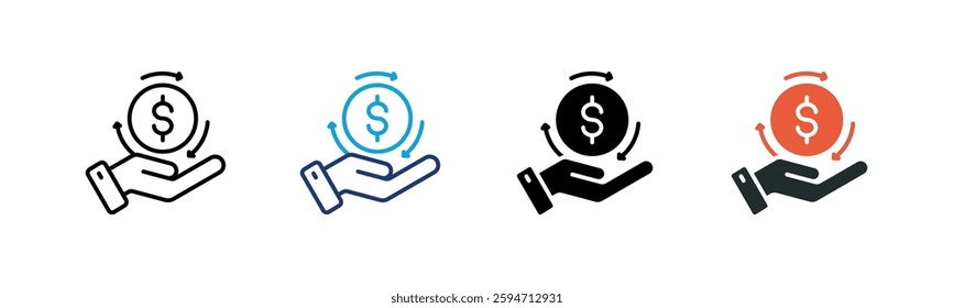 Roi Icon Element For Design