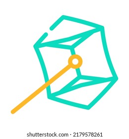 rokakku kite color icon vector. rokakku kite sign. isolated symbol illustration