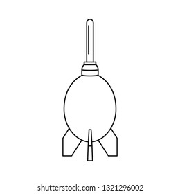 Roket air blower icon