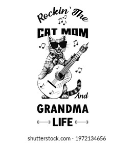 rokin' the cat mom and grandma life