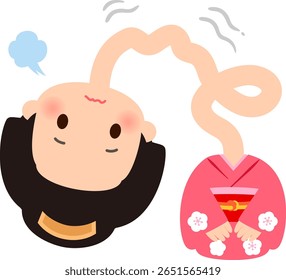 Rokurokubi, whose neck is too long, is left waiting in vain