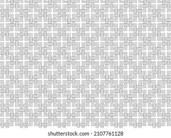 rokuyatagoushi pattern.  Vector illustration of a seamless Japanese pattern background.