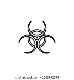 the role of chemical activity icon. Element of simple icon for websites, web design, mobile app, info graphics. Thin line icon for website design and development, app development on white background