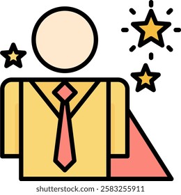 Role Model Icon Element For Design