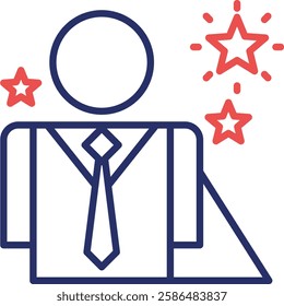 Role Model Icon Element For Design