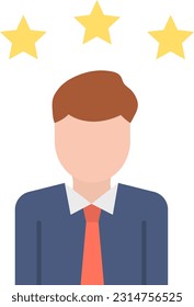 Imagen vectorial del icono Modelo de rol. Adecuado para aplicaciones web móviles y medios de impresión.