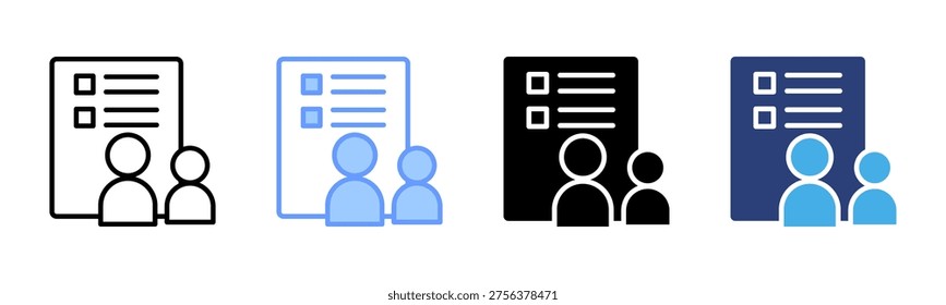 Role Play icon set multiple style collection