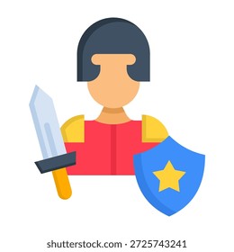 Ícone de reprodução de função - Ilustração do vetor de estilo plano