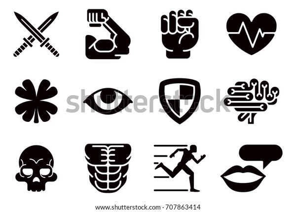 role-playing-video-game-app-character-stock-vector-royalty-free