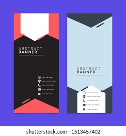 roll up abstract banner design template. design for web banner or print.