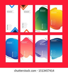 roll up abstract banner design template. design for web banner or print.