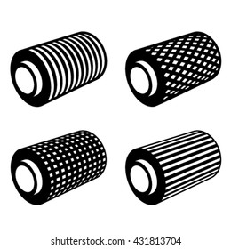 roll of anything foil thread spool vector