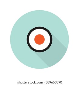 roll (asian food) icon. vector illustration