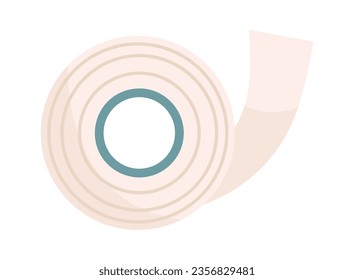 Roll Of Bandage Vector Illustration