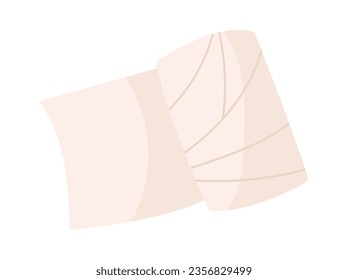 Roll Of Bandage Vector Illustration