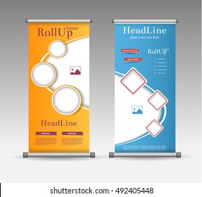 Similar Images, Stock Photos & Vectors of Roll Up Banner Abstract ...