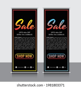 roll up banner, brochure, flyer, banner design, industrial, company, template, vector, abstract, line pattern background, modern x-banner, pull-up banner,  rectangle size banner.