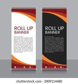 roll up banner, brochure, flyer, banner design, industrial, company, template, vector, abstract, line pattern background, modern x-banner, pull-up banner,  rectangle size banner.
