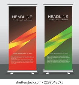 banner de enrollamiento, folleto, volante, diseño de banner, industrial, empresa, plantilla, vector, abstract, fondo de patrón de línea, moderno x-banner, pancarta de tirada, banner de tamaño rectángulo.