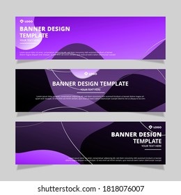 Roll up banner corporate with modern design