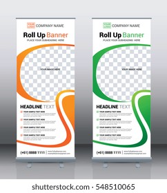 Roll up banner design