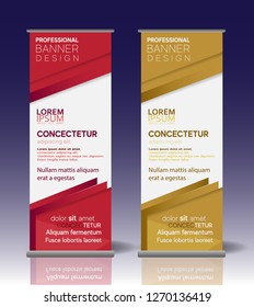 ROLL UP BANNER DESIGN, BANNER BACKGROUND TEMPLATE, MODERN BANNER TEMPLATE, PROMOTIONAL BANNER TEMPLATE