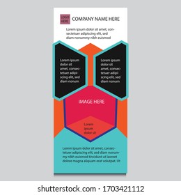 ROLL UP BANNER DESIGN WITH BLEED SIZE AND THIS DESIGN TREND IS NEW