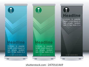 Rollup Banner Design Display Vorlage Mockup
