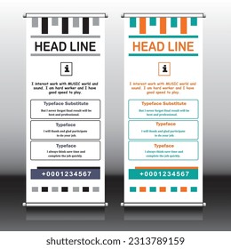 ROLL UP BANNER DESIGN IDEA