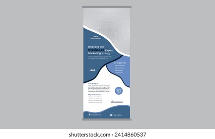 Roll Up Banner Design and Image Adjust.