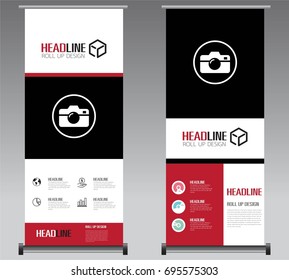 Roll up banner design. Inspired by abstract.
