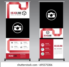 Roll up banner design. Inspired by abstract.
