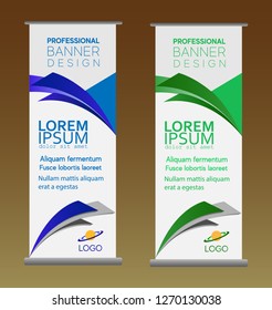 ROLL UP BANNER DESIGN, MODERN BANNER TEMPLATE, ABSTRACT BACKGROUND TEMPLATE, BANNER BACKGROUND TEMPLATE