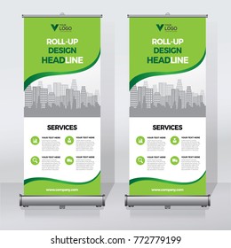 Roll Up Banner Design Print Template