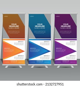 Diseño de pancartas, arrastre, cartel x, diseño moderno para publicidad.