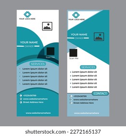 Vorlage für das Roll-Up-Banner-Design