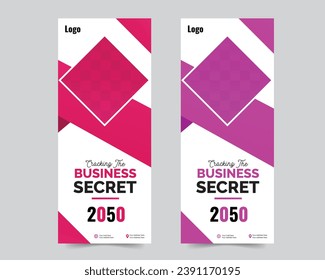 Modelo De Diseño De Pancarta Y Diseño De Cubierta.