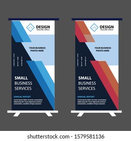 Roll up banner design template. it is creative design. Roll up banner image vector file get here.
