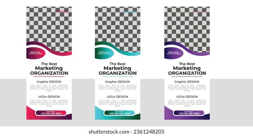 Roll up banner design template modern xbanner rull up design golf competition roll up banner