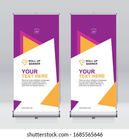 Planta de diseño de banner, fondo vertical, abstracto, diseño de fondo, banner x moderno, tamaño de rectángulo. 