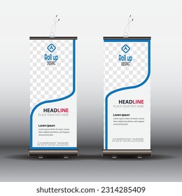 Planilla de diseño de pancartas de enrollamiento, fondo vertical, abstracto, diseño de tracción, pancarta x moderna, tamaño de rectángulo