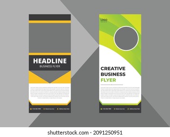 roll up banner design templates. business corporate roll up banner design ideas. poster leaflet brochure design ideas. cover, banner, poster, print-ready