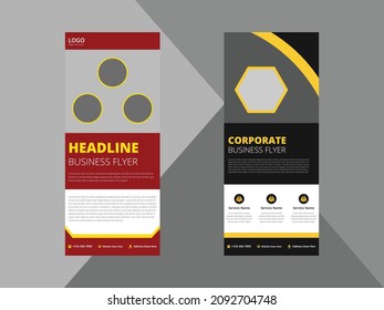 roll up banner design templates. business corporate roll up banner design ideas. poster leaflet brochure design ideas. cover, banner, poster, print-ready